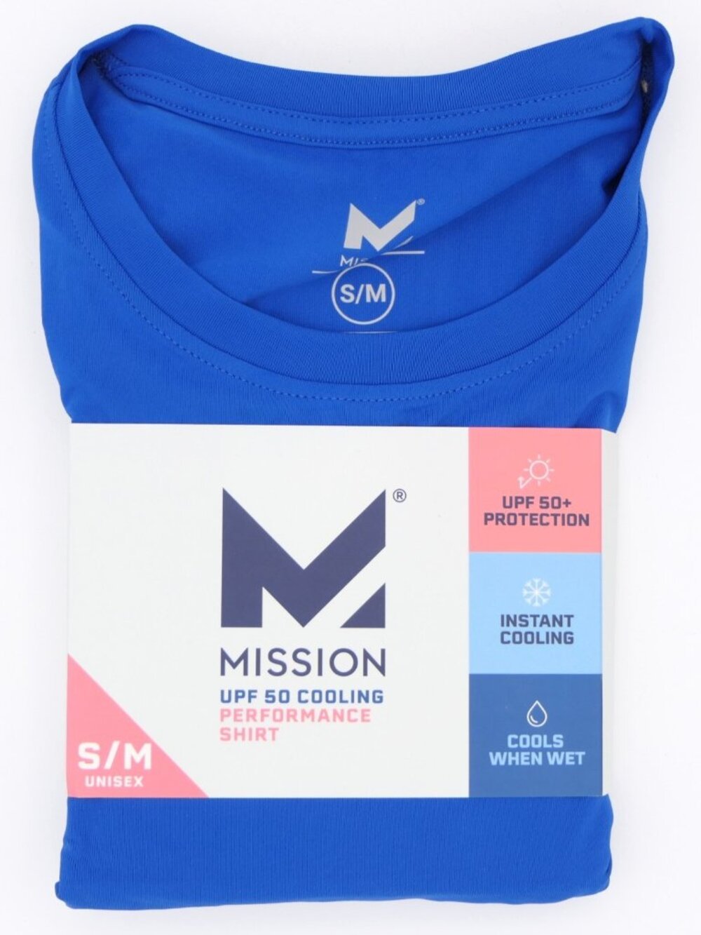 Mission UPF 50 Cooling Performance Shirt Long Sleeve Unisex Lapis Blue S/M